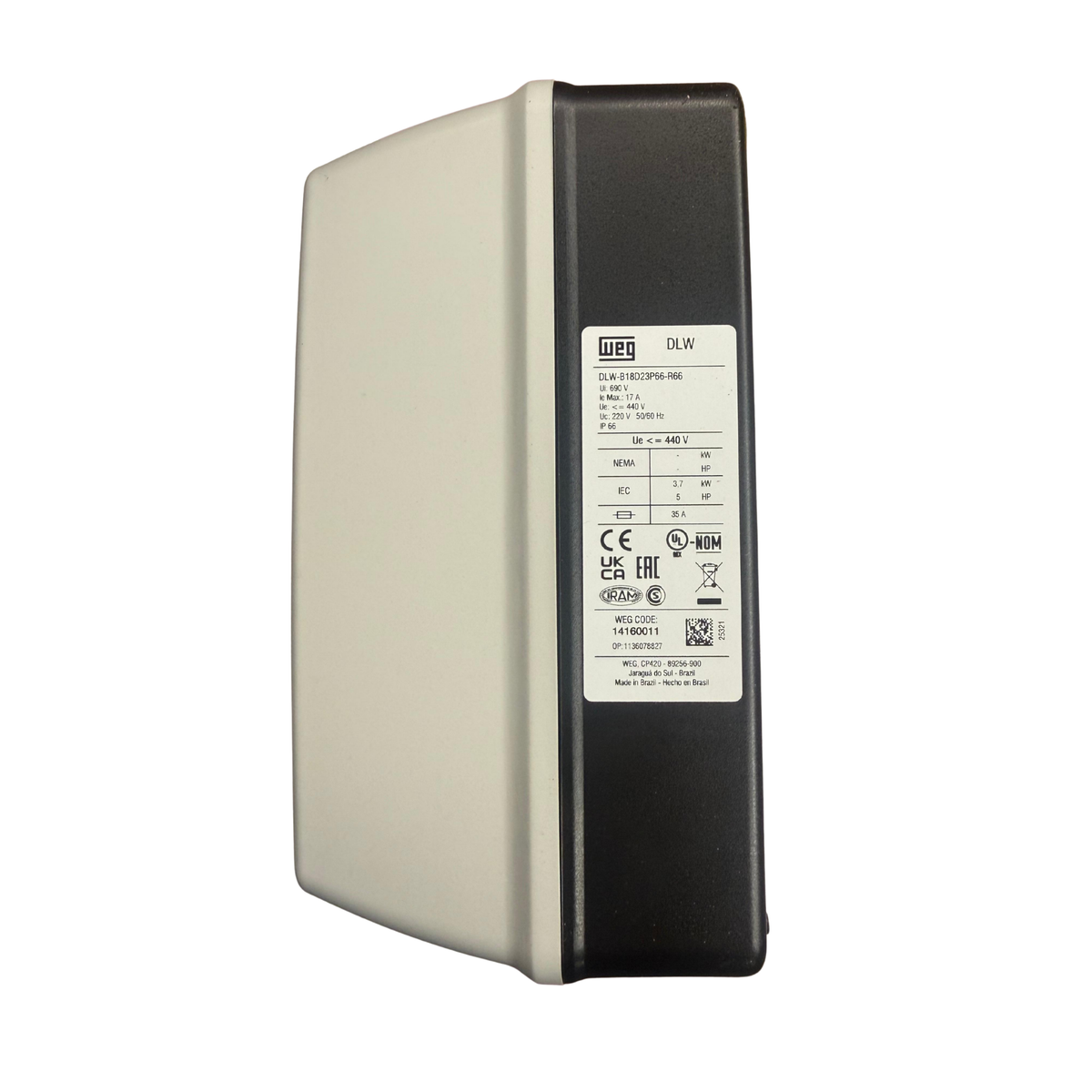 Arrancador WEG para Hidrolavadora (Protección Térmica - 5 HP)