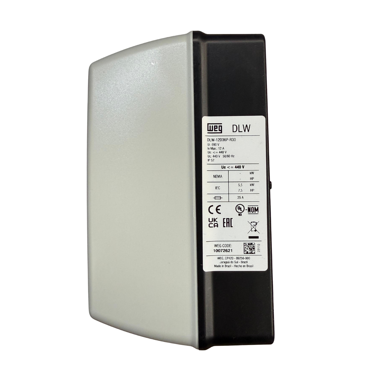 Arrancador WEG para Hidrolavadora (Protección Térmica - 7.5 HP)