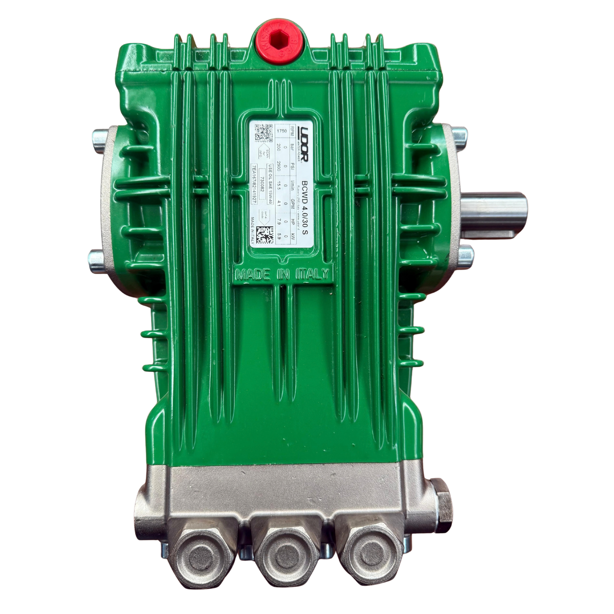 Bomba de Alta Presión UDOR BCWD CAR-WASH 4.0/40 S (2900 PSI)