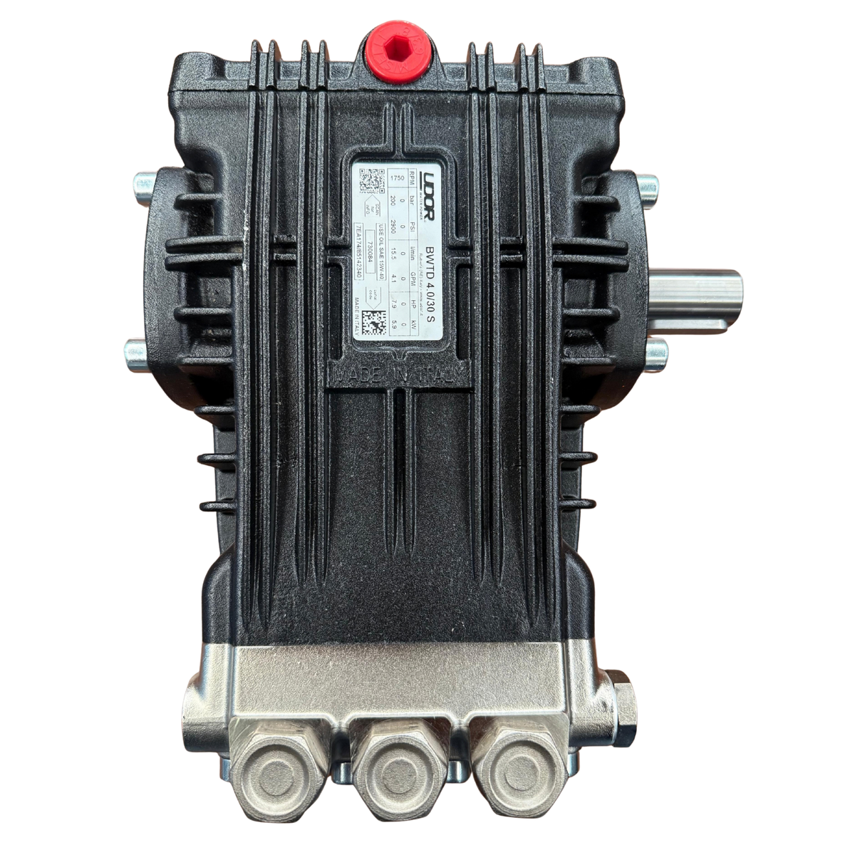 Bomba de Alta Presión UDOR BWTD 4.0/30 S Soporta hasta 85°C (2900 PSI)
