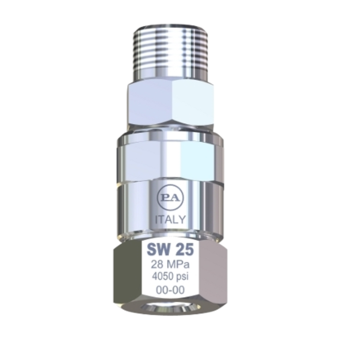 Cople Swivel SW25 para Brazo Giratorio (Junta Giratoria)
