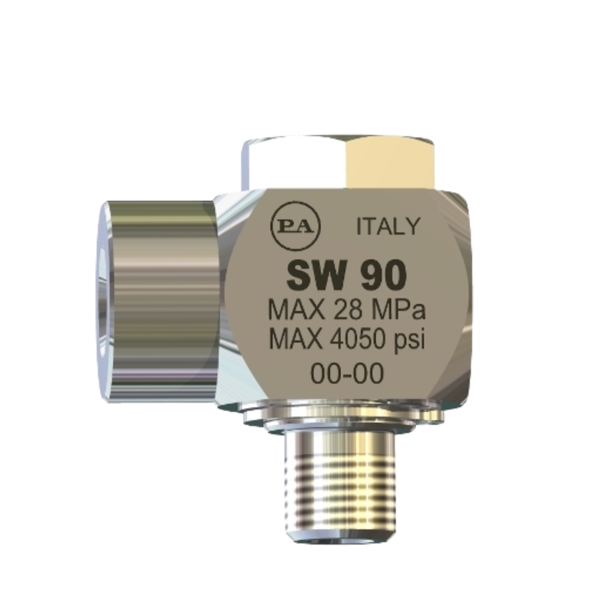 Swivel Central SW90 de 90° para Brazo Giratorio