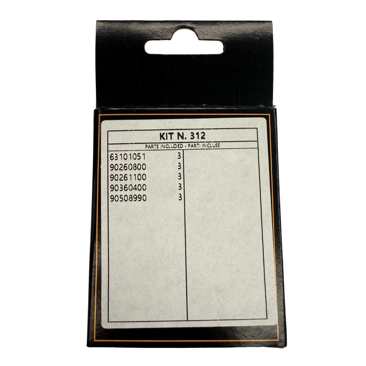 Kit 312 de Empaques Interpump (Para E1C1808)