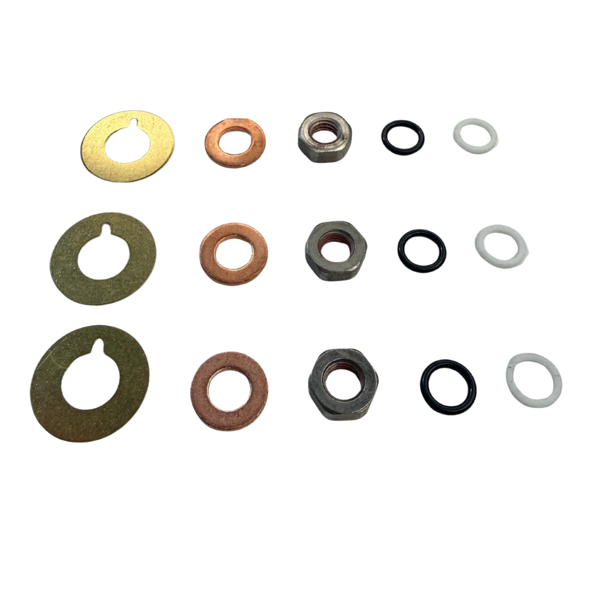 Kit 5 de Tuercas y O'rings para Pistón UDOR (Para MD, MKC y ML)