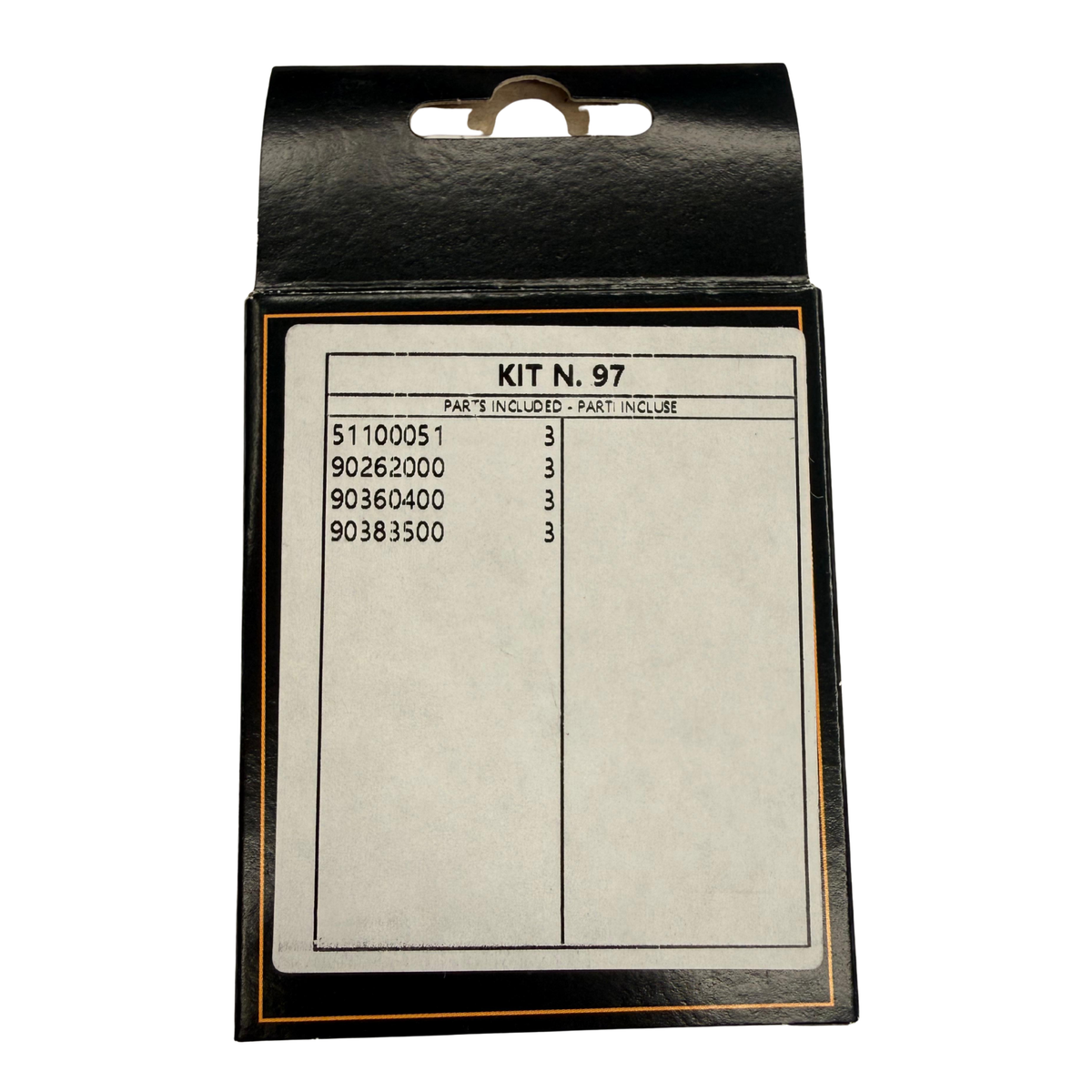 Kit 97 de Empaques Interpump (Para Big Bang, Turbo y TT1511)
