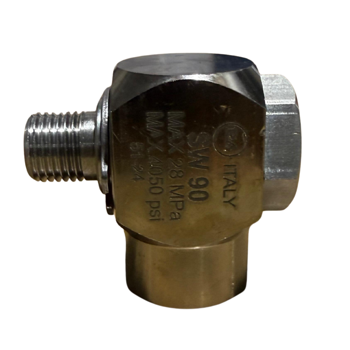 Swivel Central SW90 de 90° para Brazo Giratorio